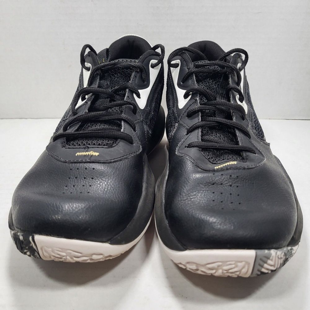 Under Armour Lockdown 6 Men's 10.5 Women's 12 Black Gold Basketball Shoes - Picture 6 of 12